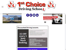 Tablet Screenshot of 1stchoicedriving.co.uk